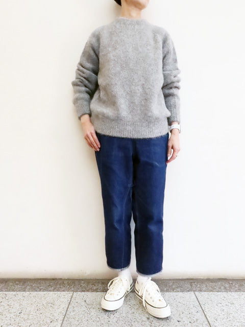 3G天竺 アルパカ×ウール<br>ラグランスリーブ クルーネック