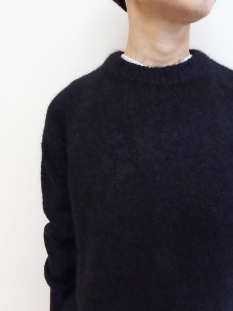 3G天竺 アルパカ×ウール<br>ラグランスリーブ クルーネック