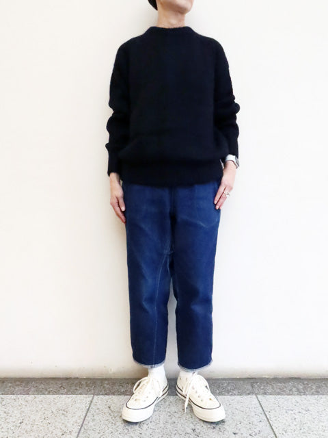 3G天竺 アルパカ×ウール<br>ラグランスリーブ クルーネック