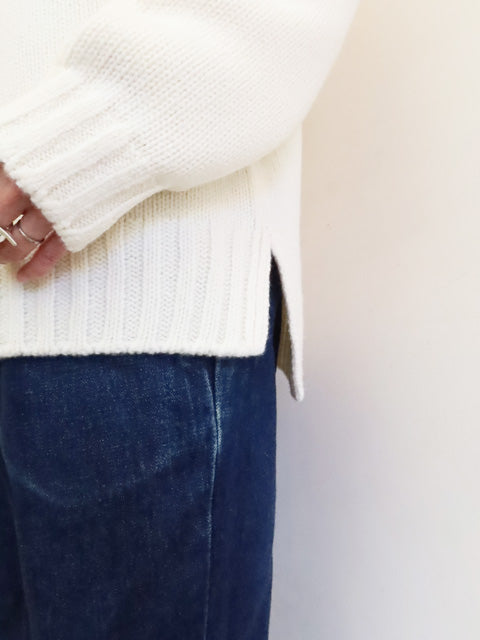 3G ジーロンラム×カシミヤ<br>ドロップショルダー