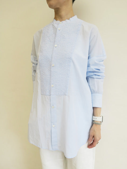 コットンサッカー<br>ブザムシャツ