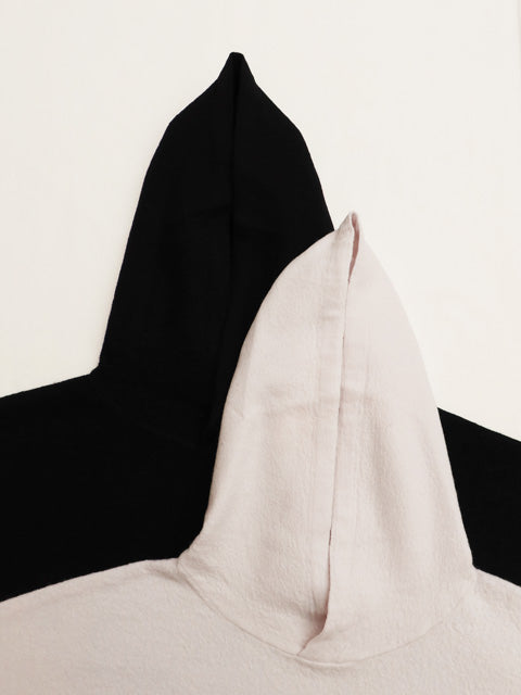 ボイルドウール<br>フーデッドプルオーバー