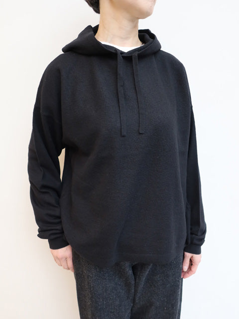 ボイルドウール<br>フーデッドプルオーバー