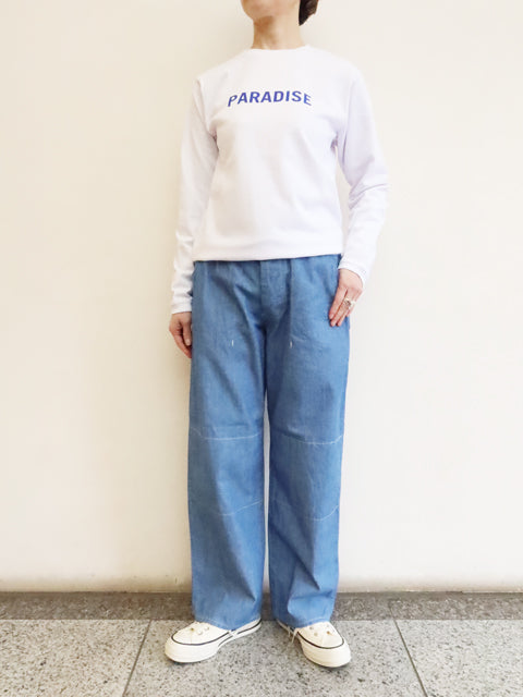 シャンブレー ベイカーパンツ