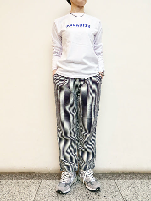 ワンタック テーパードパンツ