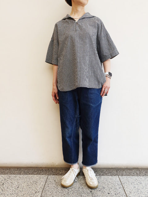 5分袖 セーラーカラー<br>プルオーバー