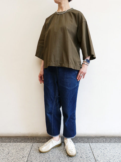 切替 5分袖 ビッグスリーブ<br>Tシャツ