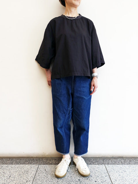 切替 5分袖 ビッグスリーブ<br>Tシャツ