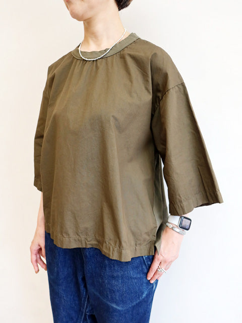 切替 5分袖 ビッグスリーブ<br>Tシャツ
