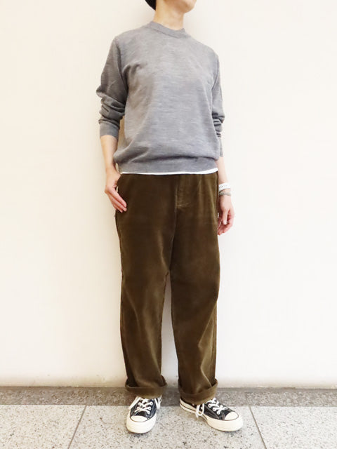 コーデュロイストレートパンツ