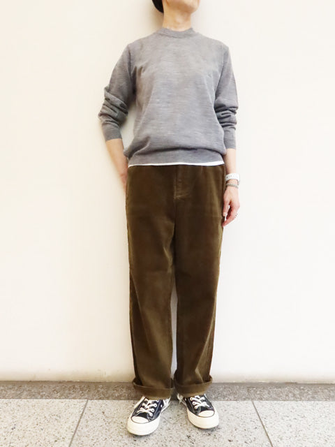 コーデュロイストレートパンツ