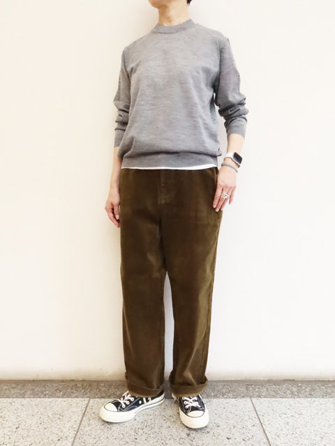 コーデュロイストレートパンツ