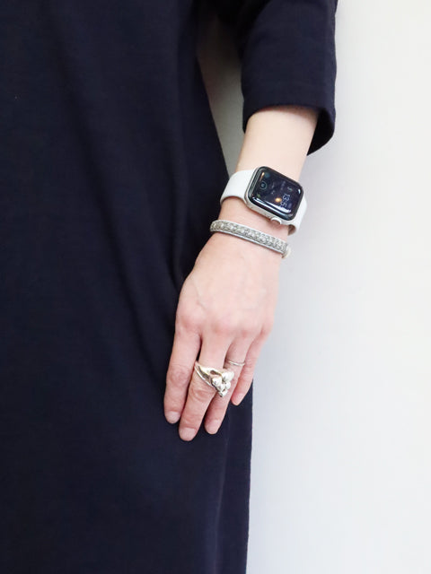 Slub Yarn<br>Long-Sleeve T-shirt Dress