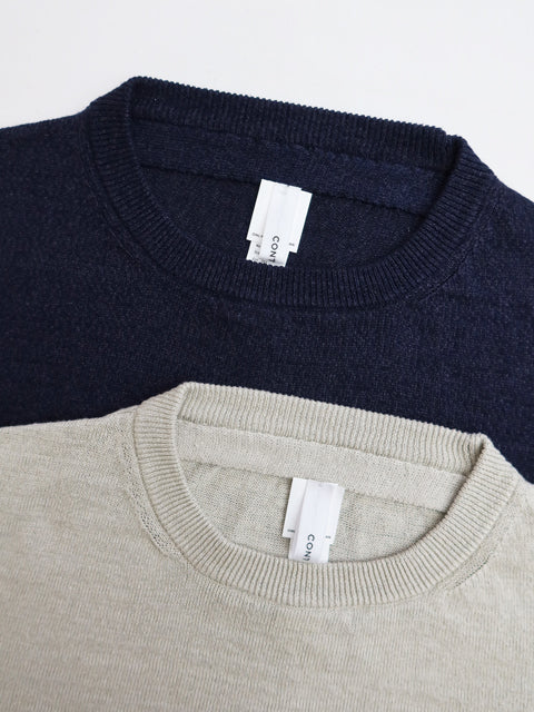 Silk Linen Knit Pullover