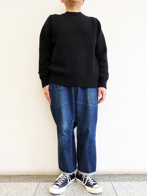 5G ジーロンラム×カシミヤクルーネック