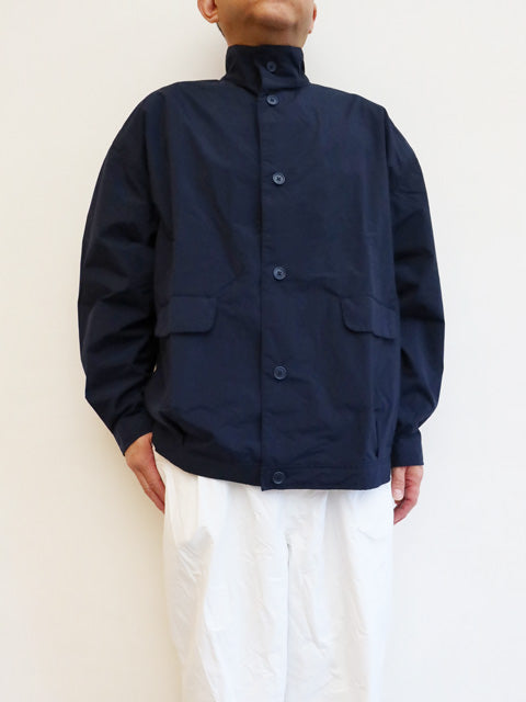 スタンドカラー ビッグブルゾン