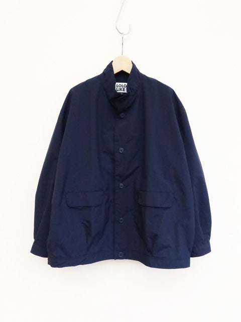 スタンドカラー ビッグブルゾン