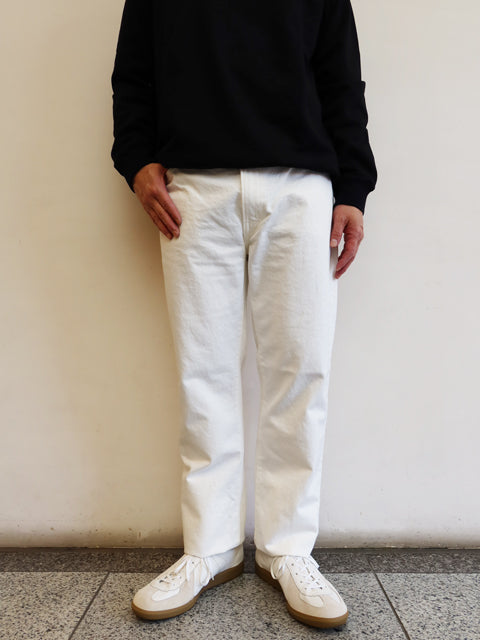107 IVY FIT<br>WHITE DENIM