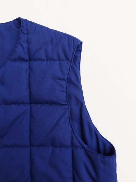 QUILT VEST COTTON
