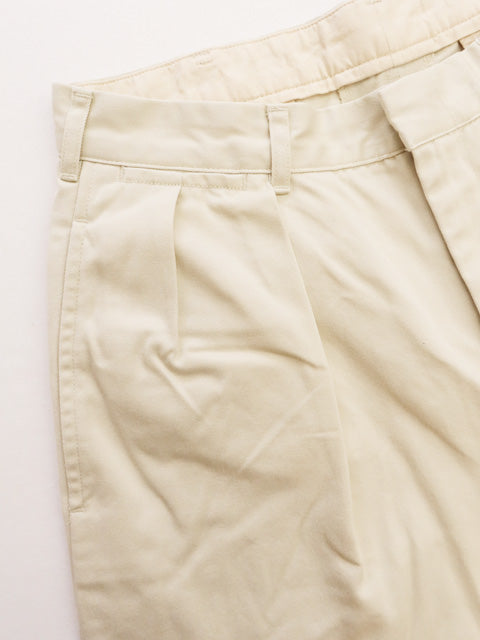 DOUBLE PLEATED<br>CHINO PANTS