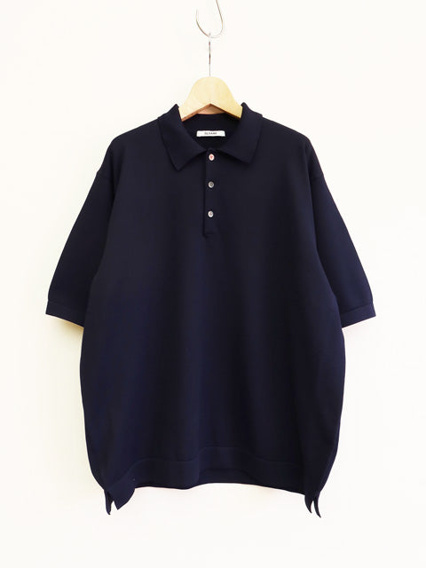 18G二重臼天竺<br>ポリエステル×キュプラ×コットン<br>半袖ポロ