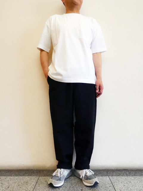 コットンツイル編み<br>ポケットTシャツ