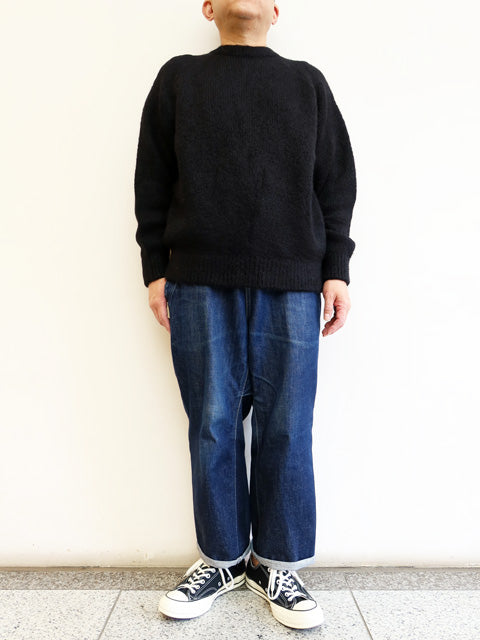 3G天竺 アルパカ×ウール<br>ラグランスリーブ クルーネック