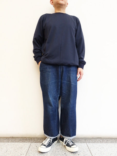 スビンギザコットン<br>クルーネックスウェット