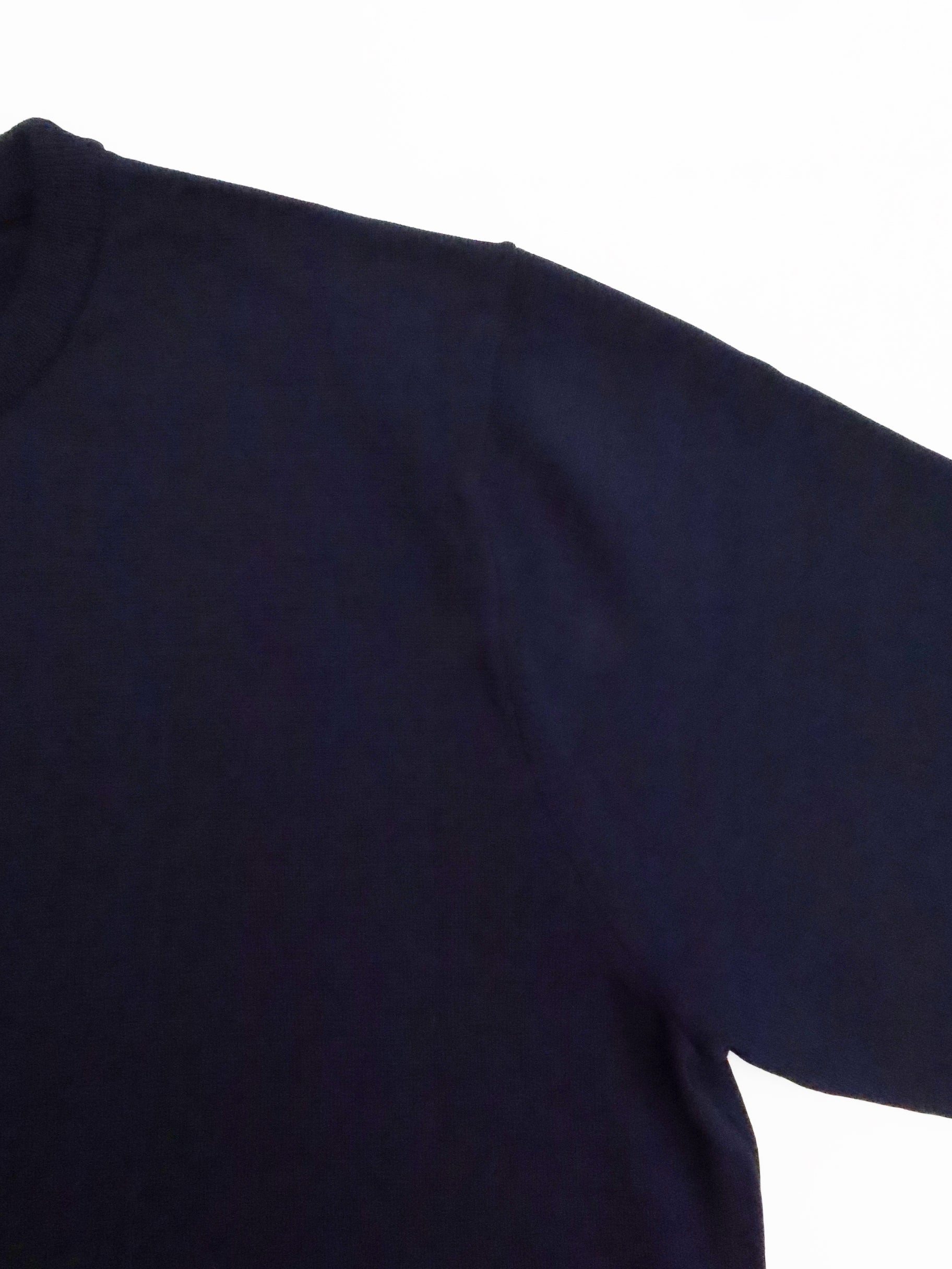 18G二重臼天竺<br>ポリエステル×キュプラ×コットン<br>クルーネック