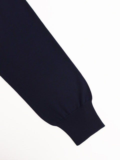 18G二重臼天竺<br>ポリエステル×キュプラ×コットン<br>クルーネック