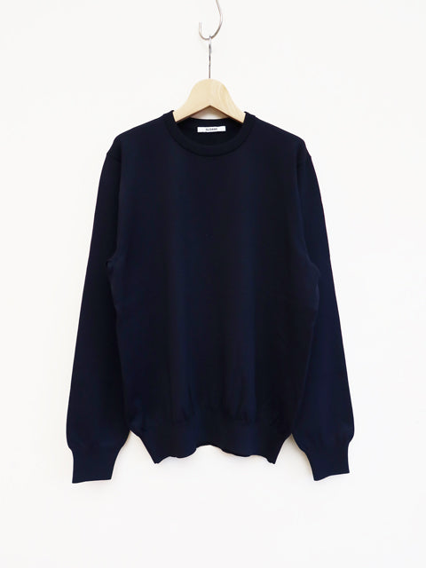 18G二重臼天竺<br>ポリエステル×キュプラ×コットン<br>クルーネック