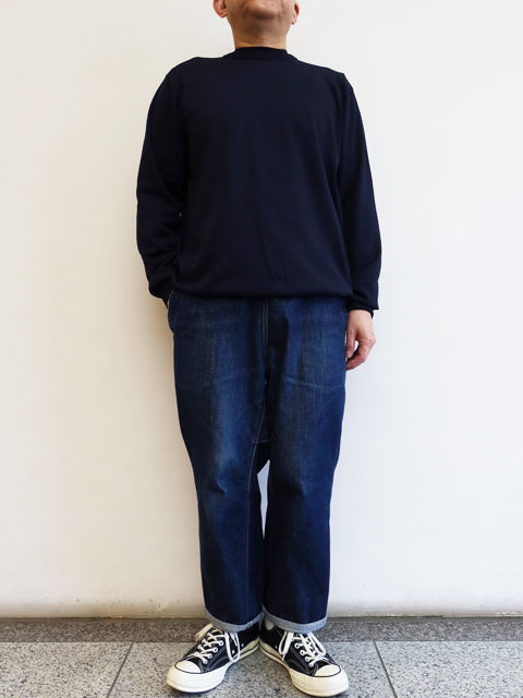 18G二重臼天竺<br>ポリエステル×キュプラ×コットン<br>クルーネック