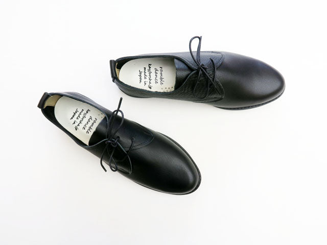 lace up shoes BLACK　